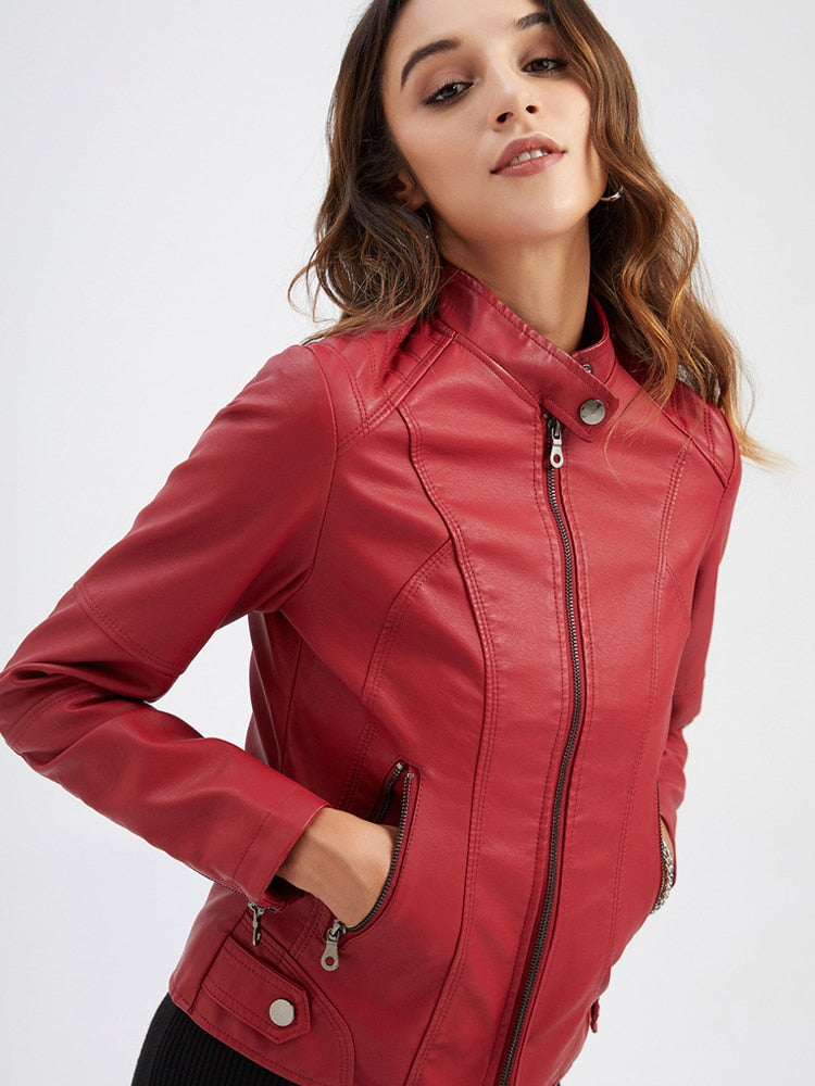 Motorcycle Stand-up Collar Jacket