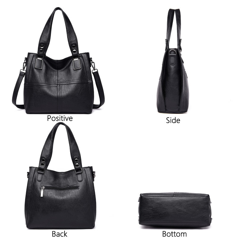 Leather Casual Tote Bags