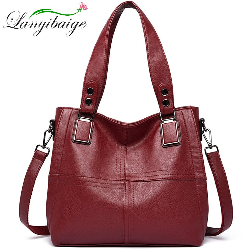 Leather Casual Tote Bags