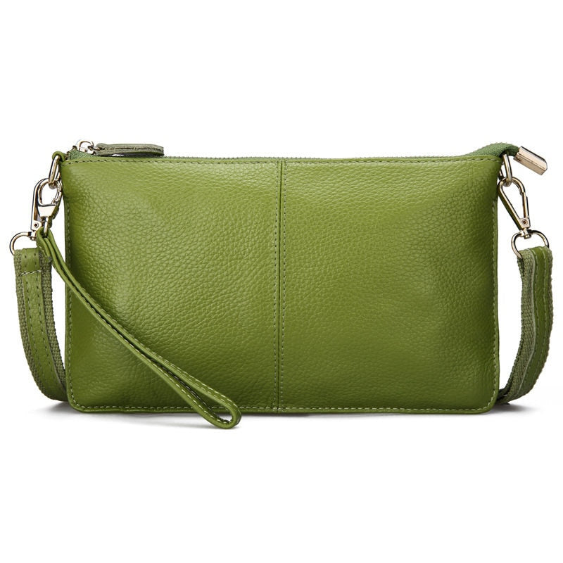 Vintage Leather Clutches Shoulder Bag