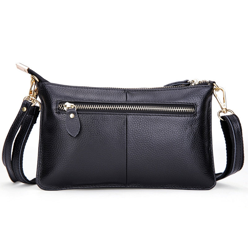 Vintage Leather Clutches Shoulder Bag