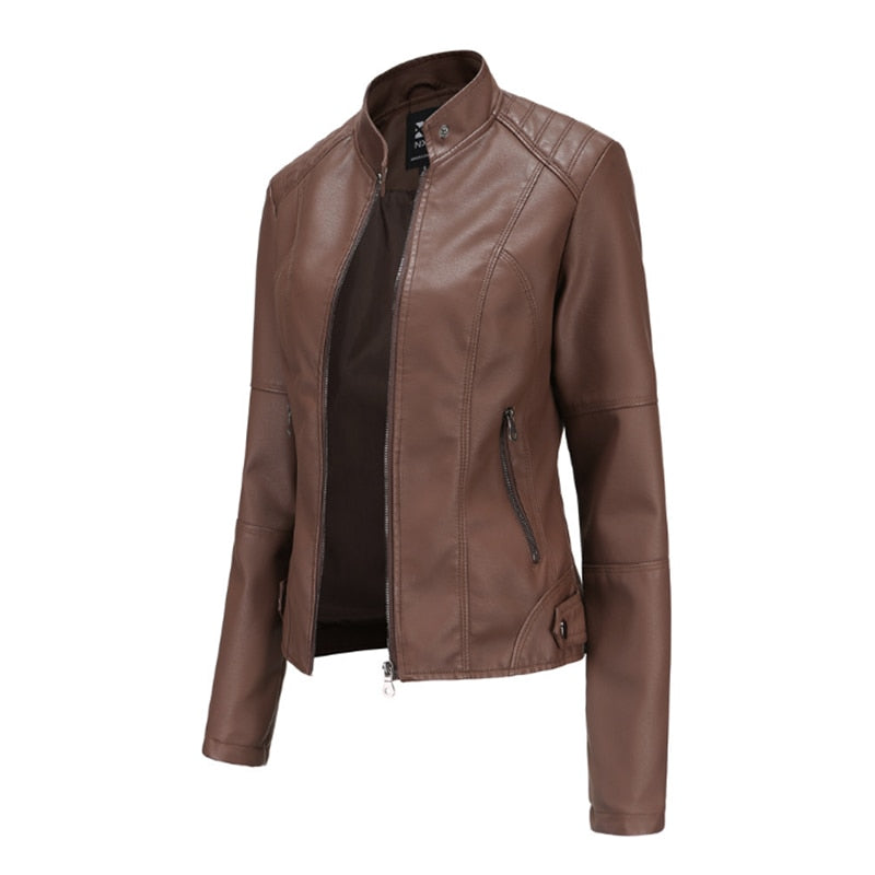 Motorcycle Stand-up Collar Jacket