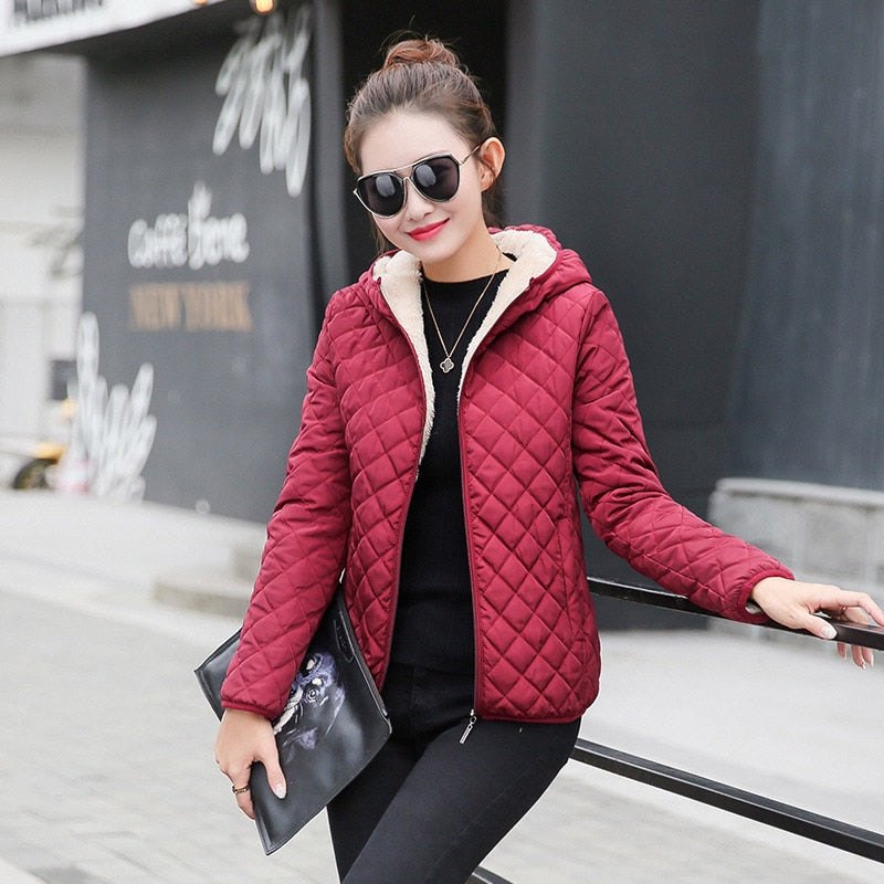 Hooded Fleece Basic Jacket