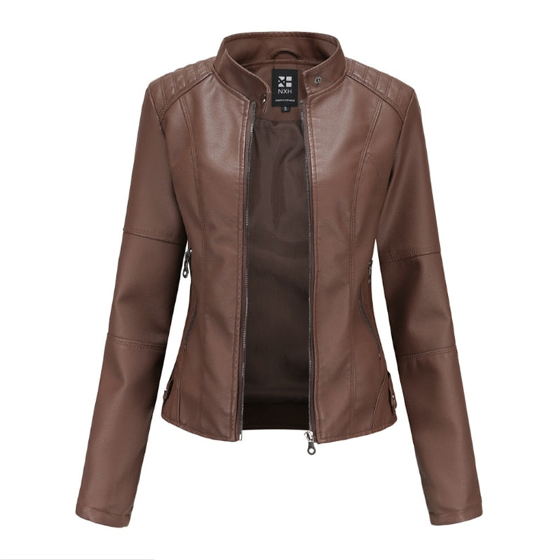 Motorcycle Stand-up Collar Jacket