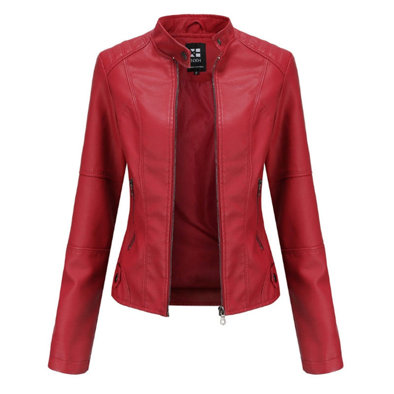 Motorcycle Stand-up Collar Jacket